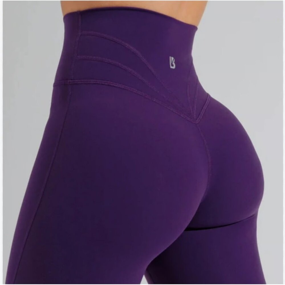 NWOT Buffbunny Legacy leggings Eggplant Purple Sz XL